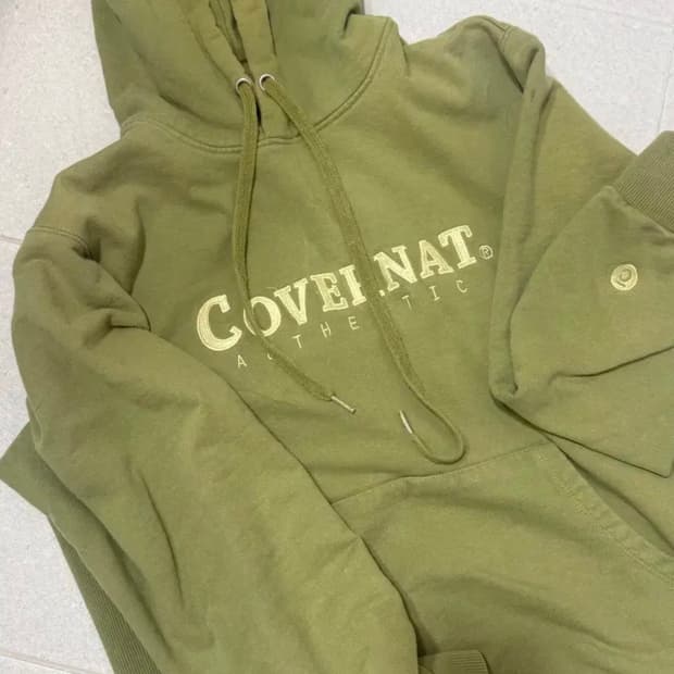 커버낫 올리브 후드티