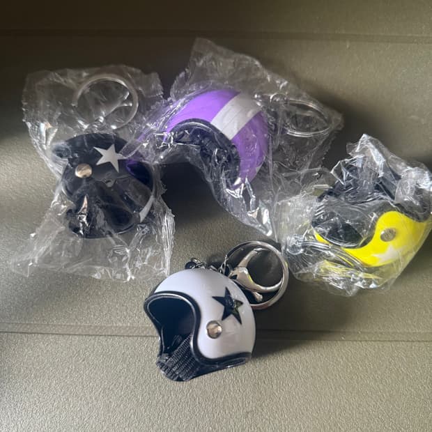 오토바이헬맷 키링 