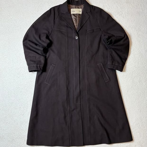 마뗑킴 20ss 스티치 롱 트렌치 코트 PN7157