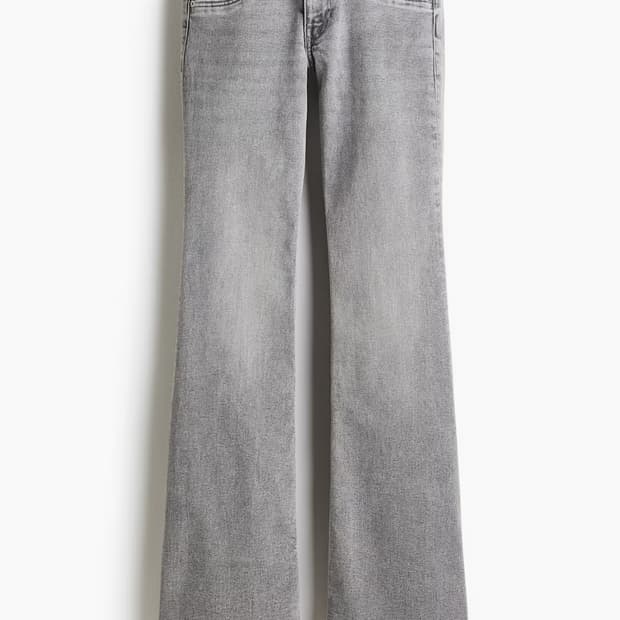 H&M 로우라이즈 플레어진 데님그레이 (36)