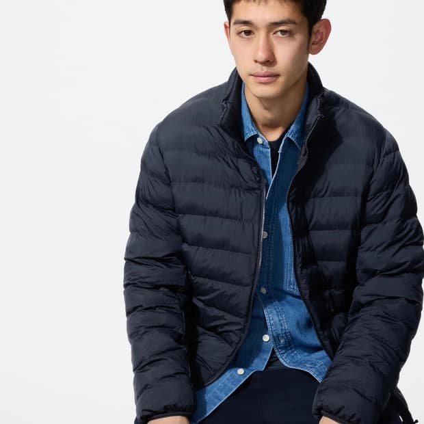XL) 유니클로 퍼프테크 경량패딩 네이비