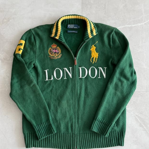 폴로 랄프로렌 빅포니 치프키프 런던 니트집업