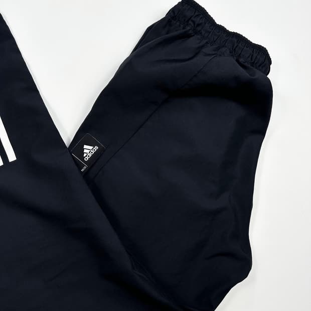 아디다스 오리지널 블랙 우븐 조거팬츠 (L)