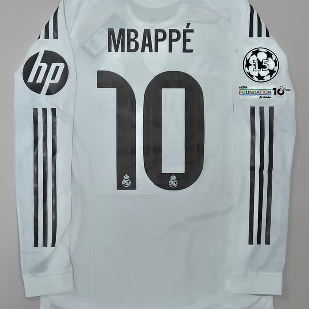 25-26  레알 홈 음바페 긴팔유니폼 L사이즈