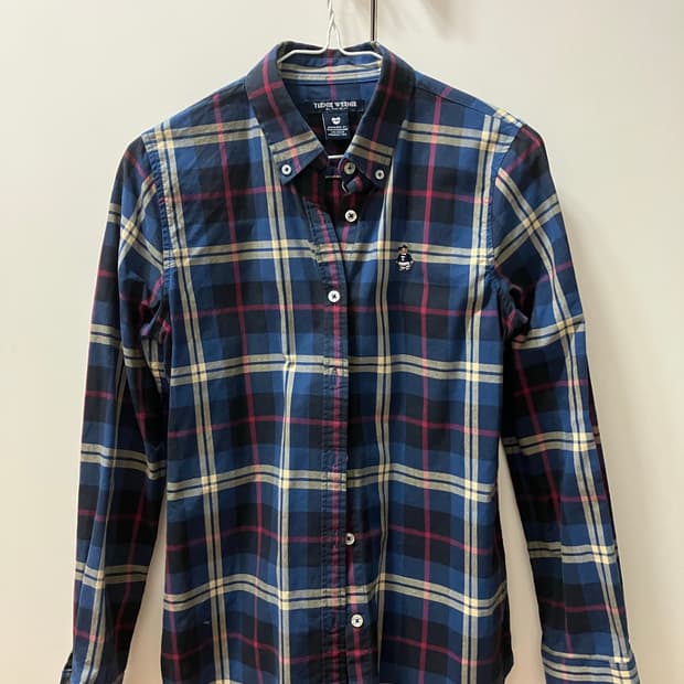 티니위니 체크 셔츠 빈티지 어항