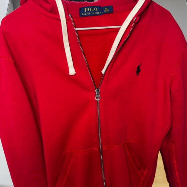 폴로 랄프 로렌 플리스 풀 집업 후디 