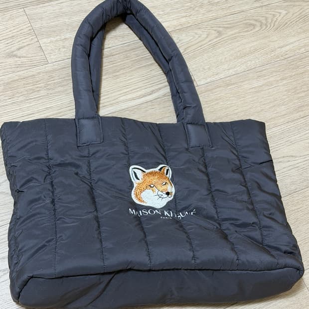 메종키츠네 라네즈 패딩 토트백