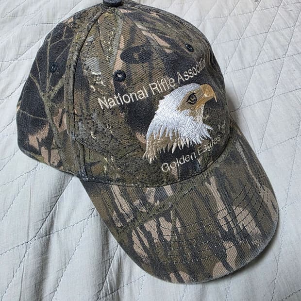 [OS] 빈티지 NRA 골든이글 6패널 볼캡 리얼트리