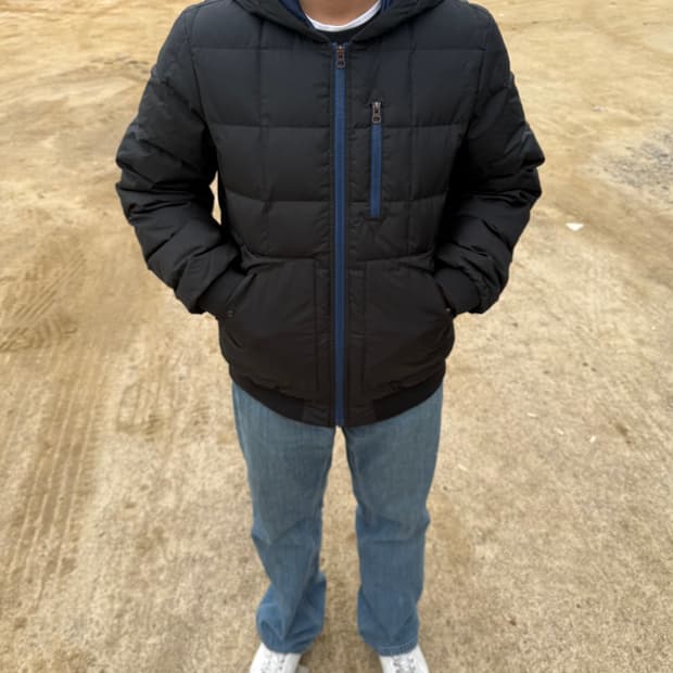 Levi’s PERTEX 다운 후드 패딩 재킷