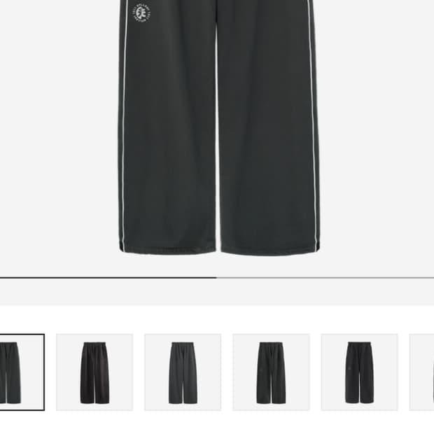 폴리테루 퍼티그 스웻 팬츠 카키그린 (2)