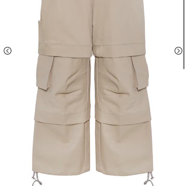 Kamien titan baggy pants beige