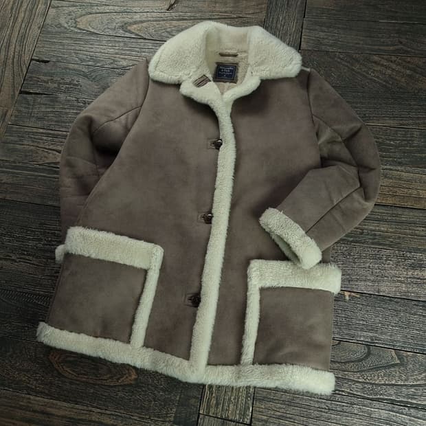 [아베크롬비] 스웨이드 무스탕 코트 M18620