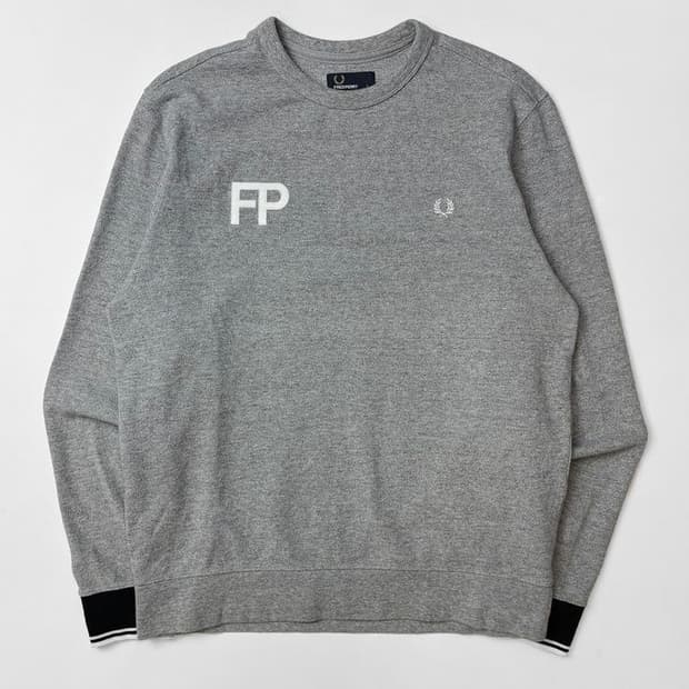 프레드페리 FP 로고 오버핏 맨투맨 PN5197