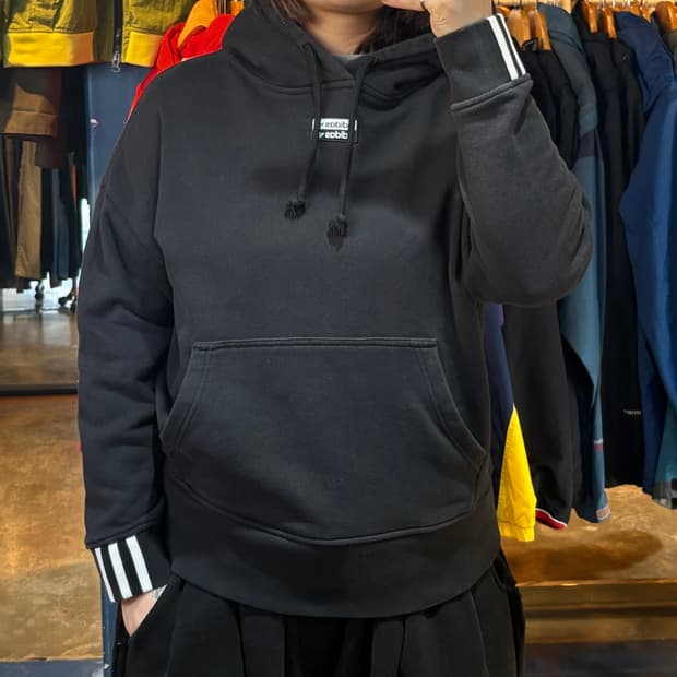 아디다스 블랙 후드