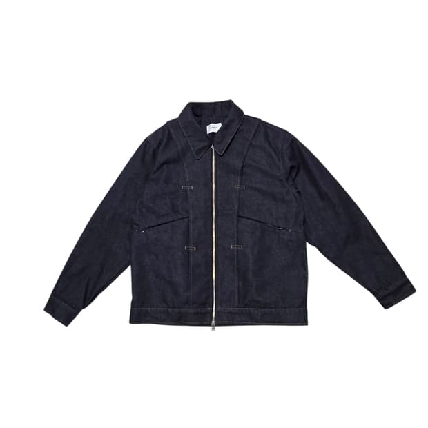 LEMAY 르메이 빈티지 핀턱 투웨이 데님 블루종 자켓 M16009