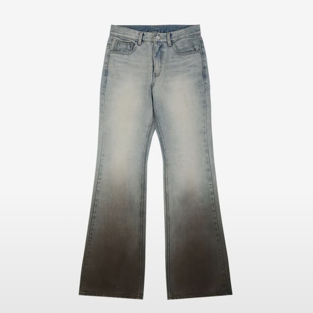 그레일즈 워시드 플레어 팬츠