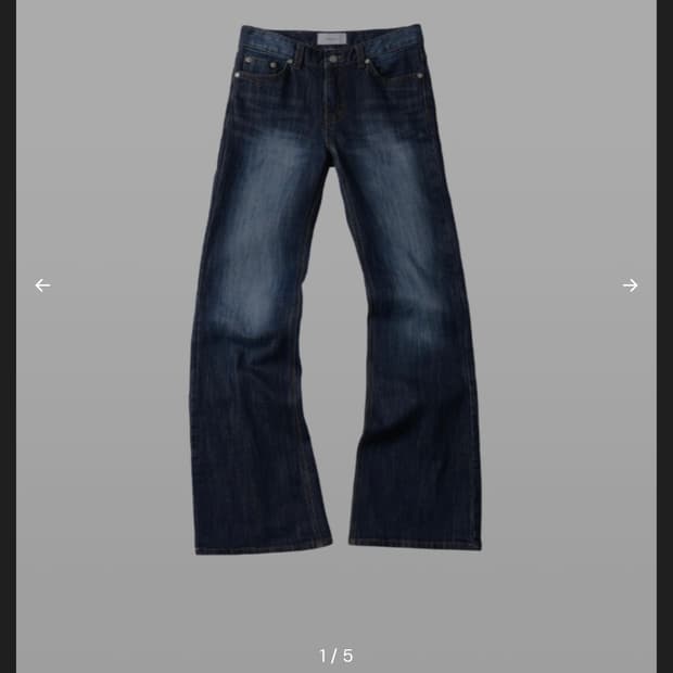 킴서울 RAINFALL LINE BOOT-CUT DENIM