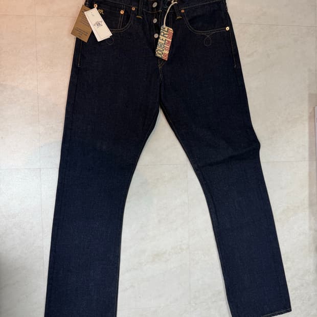 rrl 슬림 부츠 이스트웨스트 셀비지 진