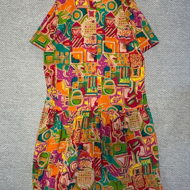 VINTAGE italy made onepiece dress