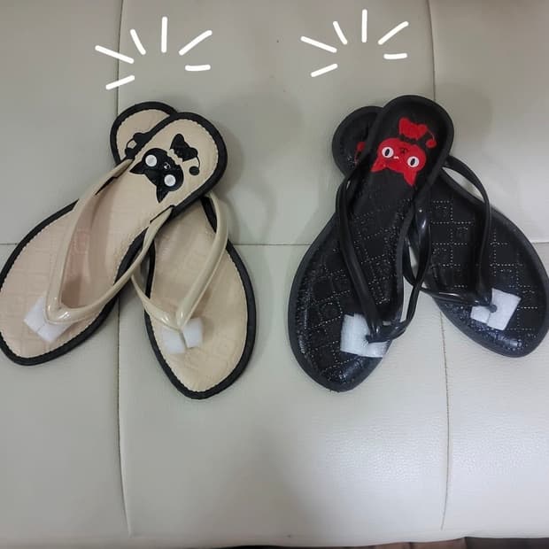 새상품 여성 여자 여름 쪼리 슬리퍼 여자 귀여움 235 240