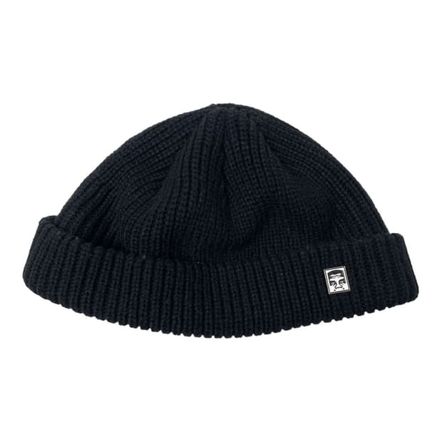 OBEY 오베이 블랙 마이크로 비니 모자