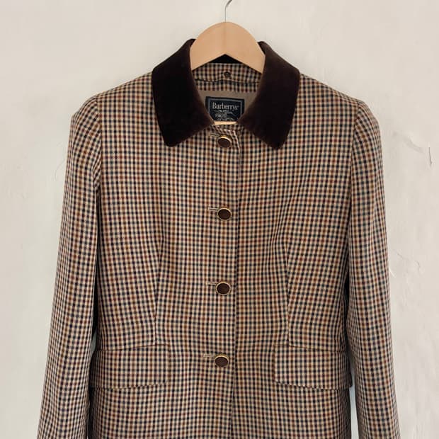 90s Burberrys 체크 자켓