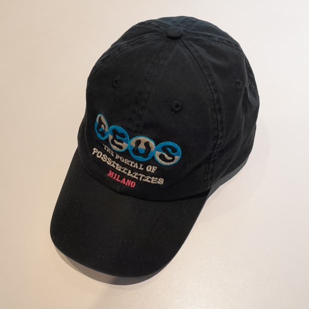 💥데우스 엑스마키나 밀라노 워싱 볼캡 (블랙)
