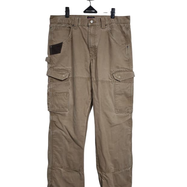 랭글러 립스탑 더블니 팬츠 헤비코튼 34