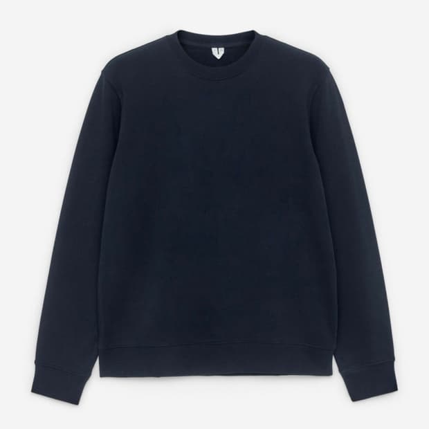 ARKET 아르켓 미드웨이트 스웻셔츠 다크블루 L 새상품