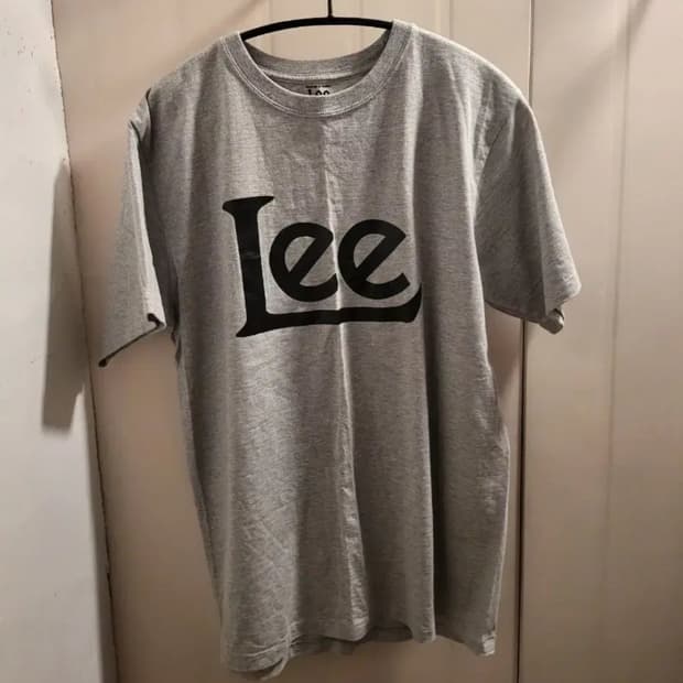 L 리 반팔 티셔츠 그레이