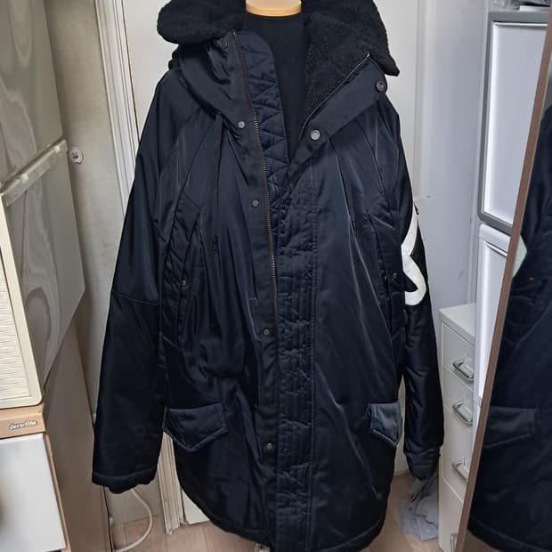 조던 블랙 패딩 덕다운 L(약105)