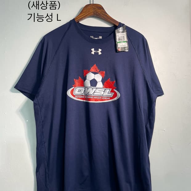 (새상품) 언더아머 기능성 축구 티셔츠 L