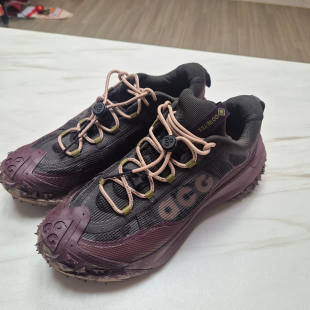 나이키 acg 270 하이킹 슈즈 슈프림 팔라스 베이프