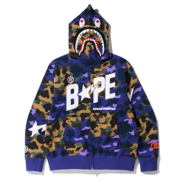 [판매] 베이프 헤론프레스톤 BAPE Heron Preston 후드집업