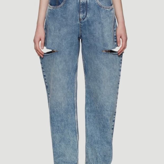 마르지엘라 컷아웃 데님 44