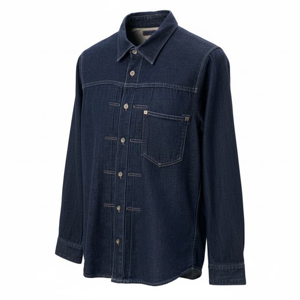 John bull 스티치 포인트 데님 셔츠 1922