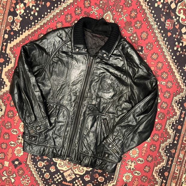 ( XL-2X ) 가죽자켓 봄버자켓 레더자켓 빈티지가죽 아메카지 워크웨어