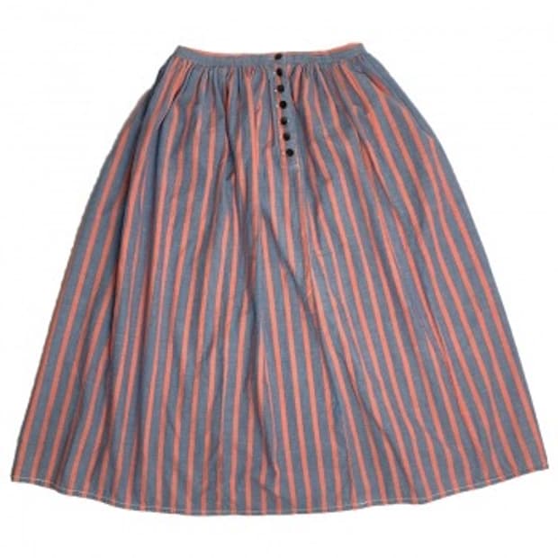Kapital . Stripe long skirt