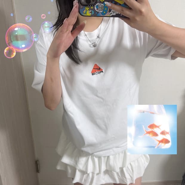 나이키 ACG 오리지널 화이트 반팔