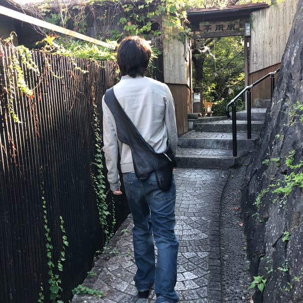 Trippen 가죽 크로스백