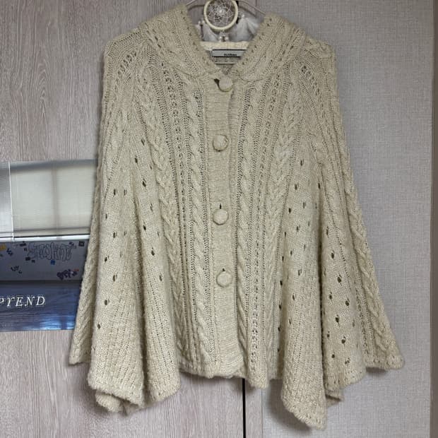 카메 빈티지 올리브 데 올리브 모리 케이프