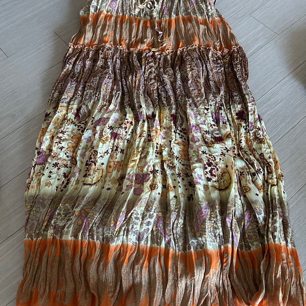 에스닉 빈티지 스커트 빈티지 모리걸