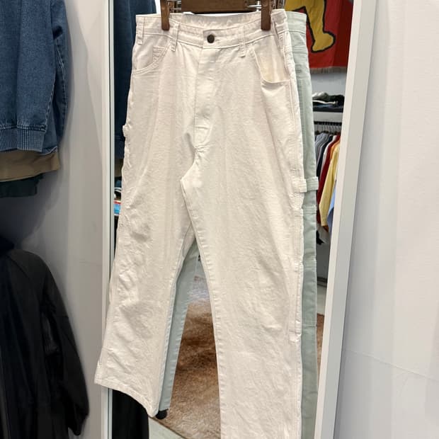 Dickies 디키즈 화이트 카펜터 워크 팬츠 (33inch)
