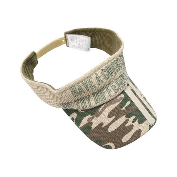 LEMOIR 빈티지 카모플라쥬 와플 썬바이저