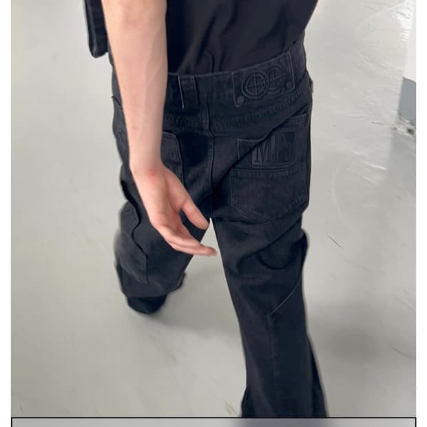 MPa CALF POCKET PANTS (BLACK) M 새상품
