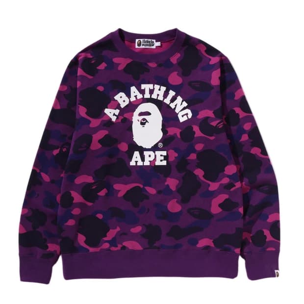 새거)베이프 26ss 카모 컬리지 맨투맨 bape 아캄 산산기어 미스치프