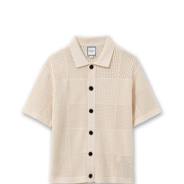 (52) 25ss 우영미 크로셰 숏슬리브 가디건 - 아이보리