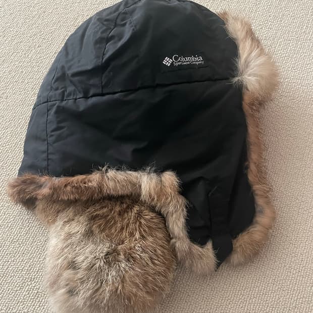 컬럼비아 트루퍼햇 토끼털 모자