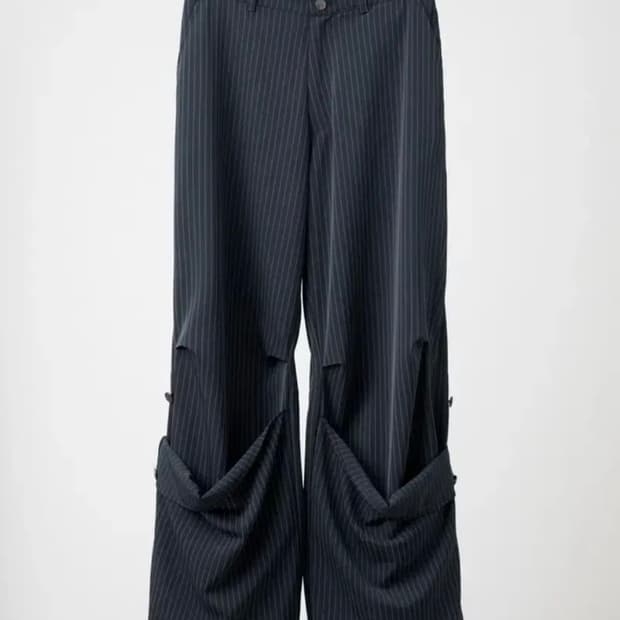 해칭룸 아머팬츠 스트라이프 다크 네이비