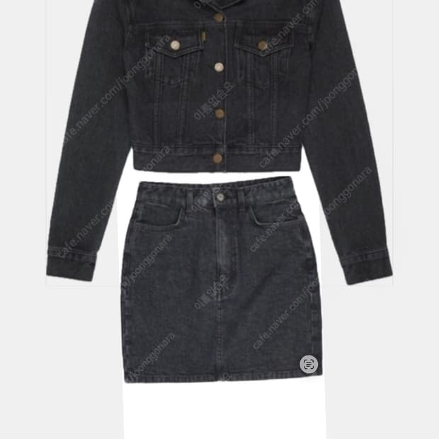 미스치프 흑청 트러커 셋업 